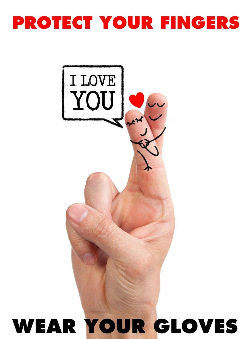 Safety poster Hand protection